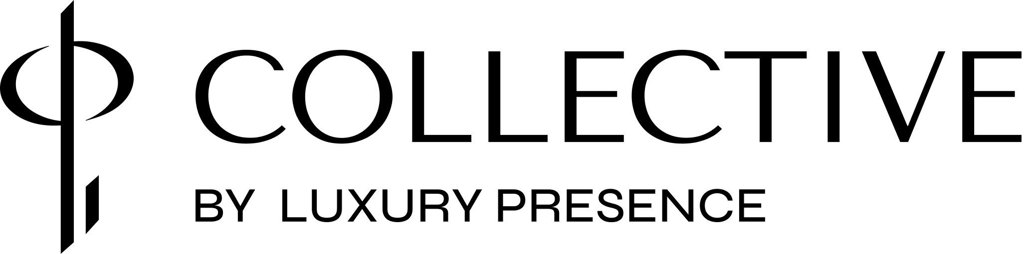 Collective by Luxury Presence logo: a stylized keyhole mark beside the word COLLECTIVE, with BY LUXURY PRESENCE below.